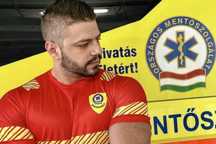 Belekötött egy mentősbe, aki az OMSZ testépítő szakosztályát vezeti