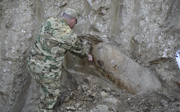 Hatástalanították a fővárosban talált óriási bombát